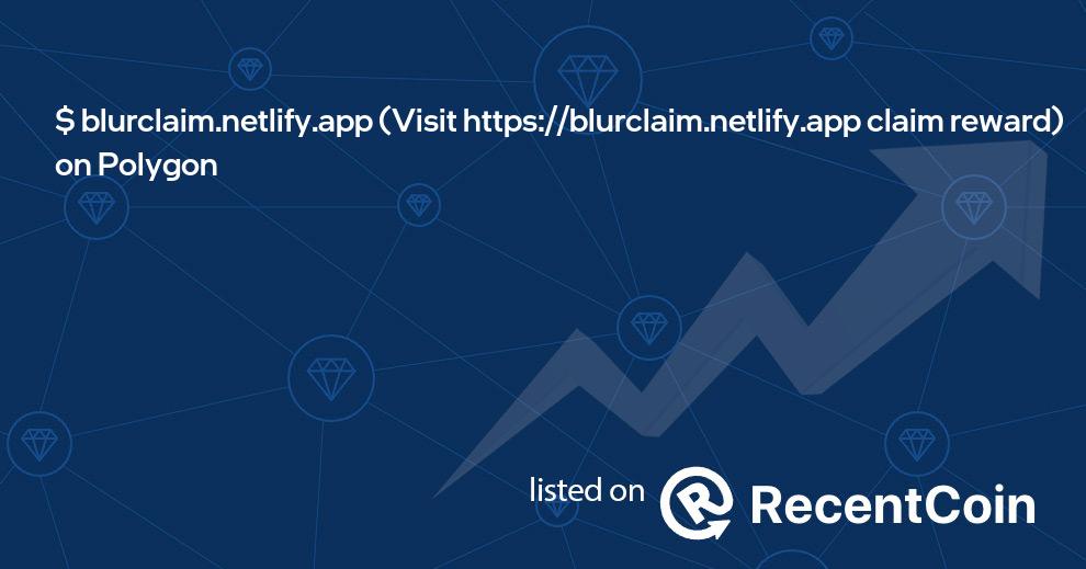 Visit https://blurclaim.netlify.app claim reward coin