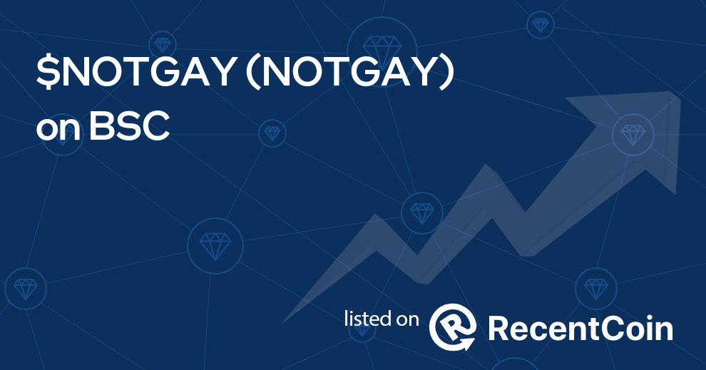 NOTGAY coin