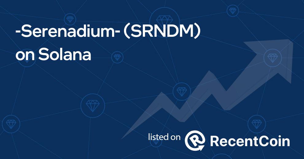 SRNDM coin