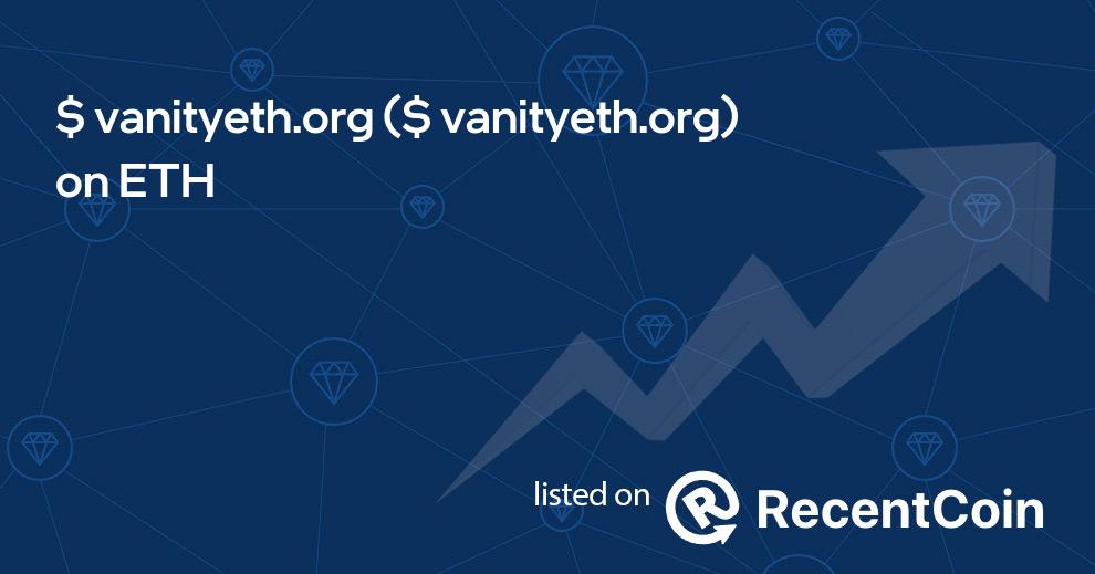 $ vanityeth.org coin