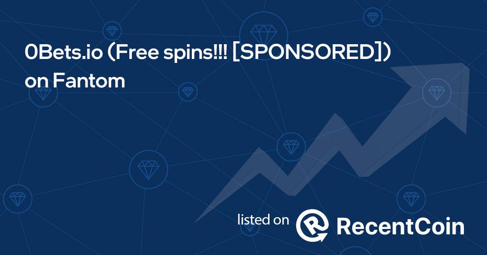 Free spins!!! [SPONSORED] coin