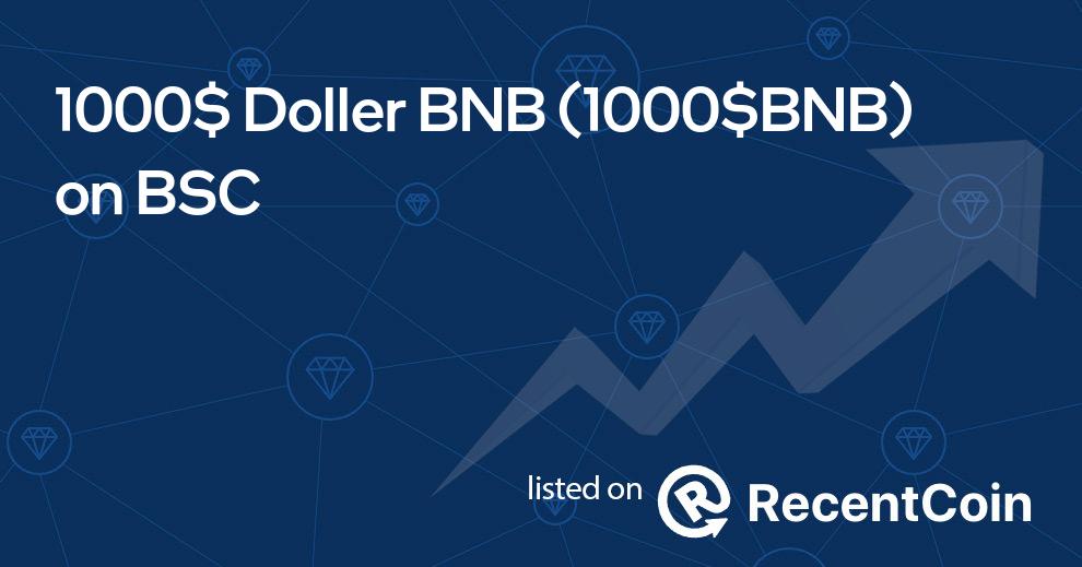 1000$BNB coin