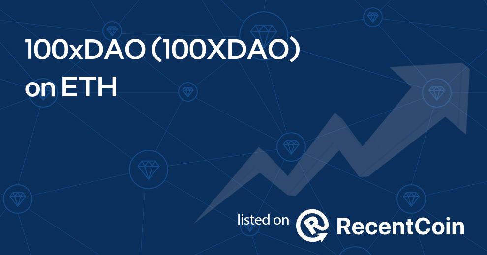 100XDAO coin