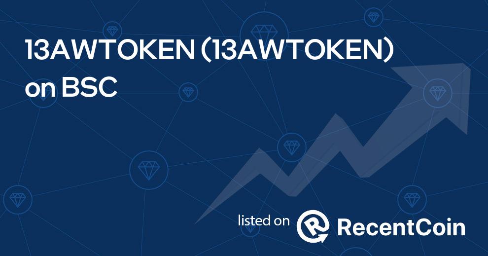 13AWTOKEN coin