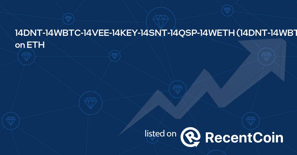 14DNT-14WBTC-14VEE-14KEY-14SNT-14QSP-14WETH coin