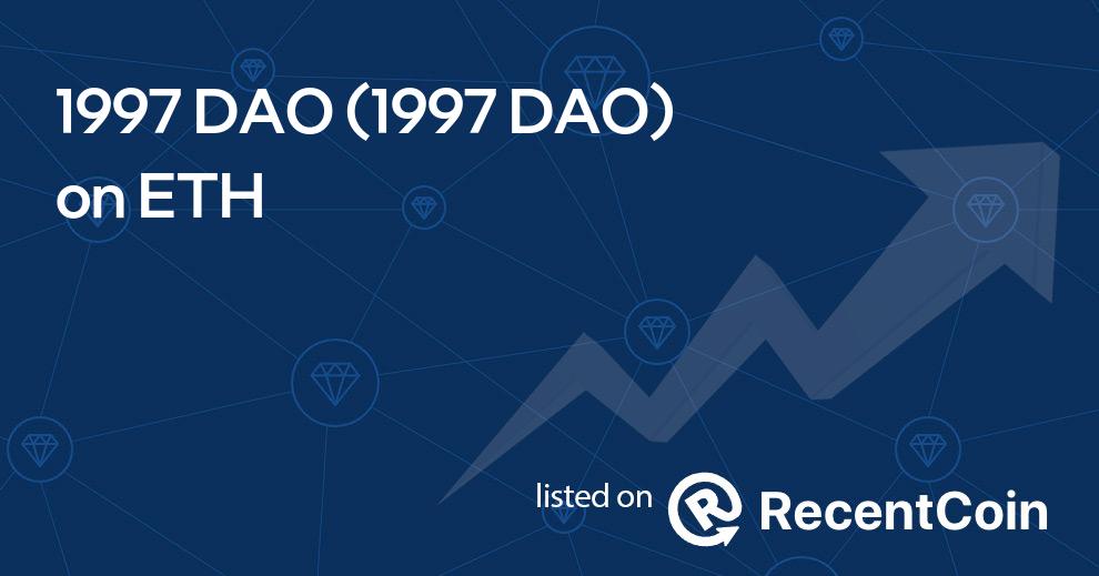 1997 DAO coin