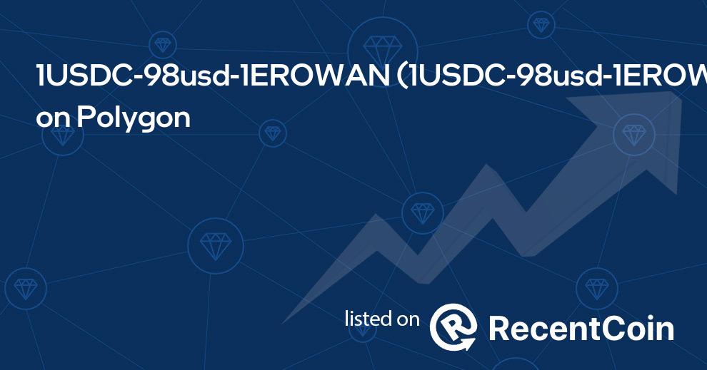 1USDC-98usd-1EROWAN coin