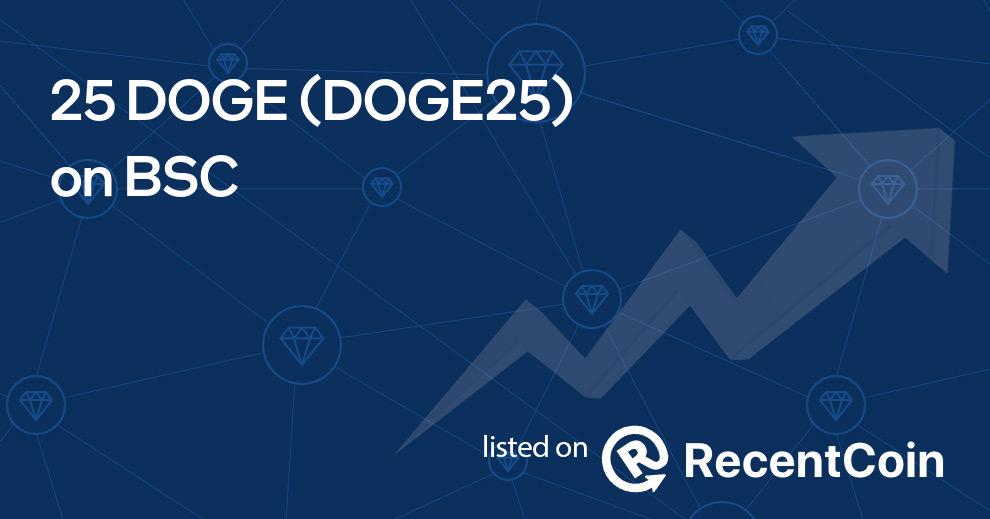 DOGE25 coin