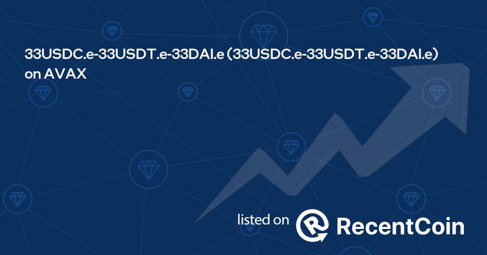 33USDC.e-33USDT.e-33DAI.e coin