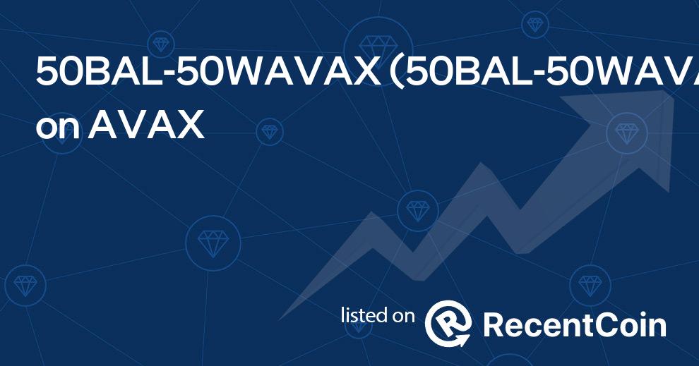 50BAL-50WAVAX coin