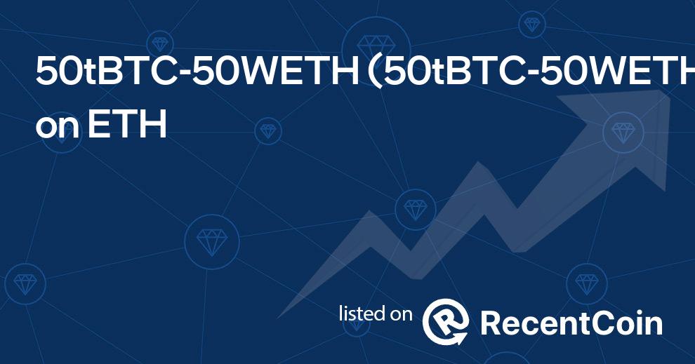 50tBTC-50WETH coin