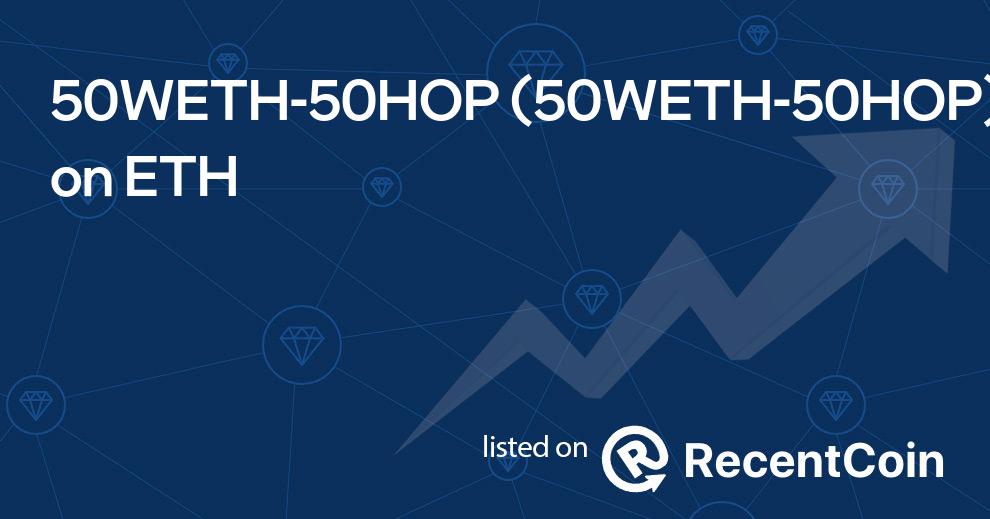 50WETH-50HOP coin