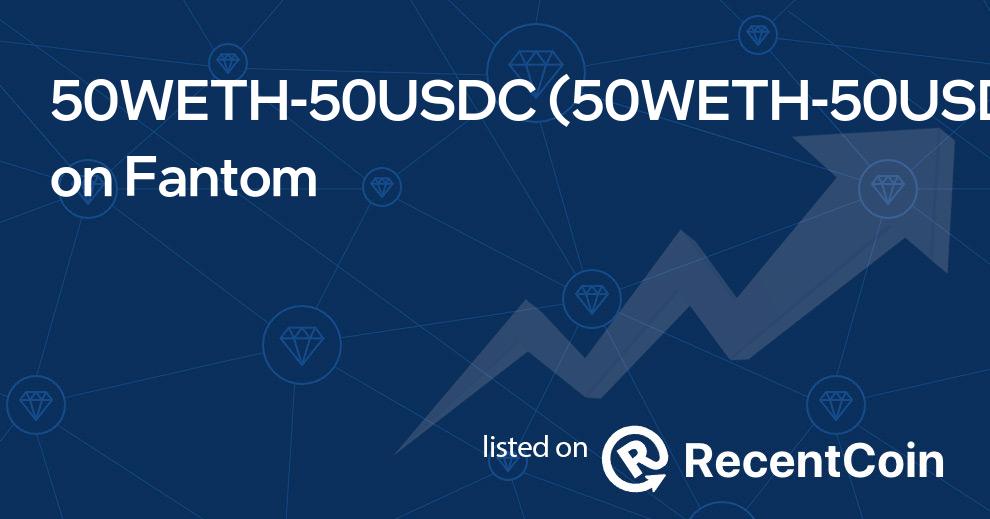 50WETH-50USDC coin