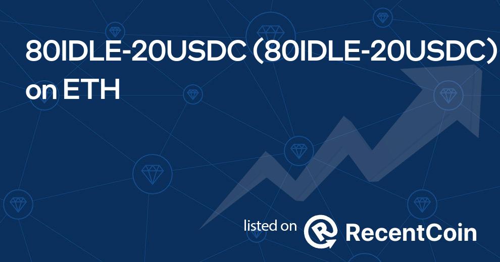 80IDLE-20USDC coin