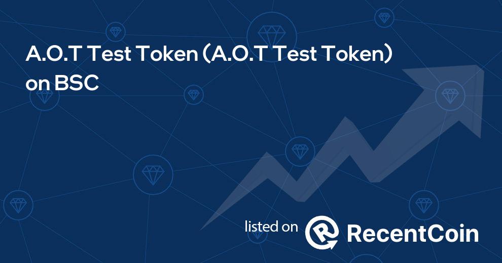 A.O.T Test Token coin