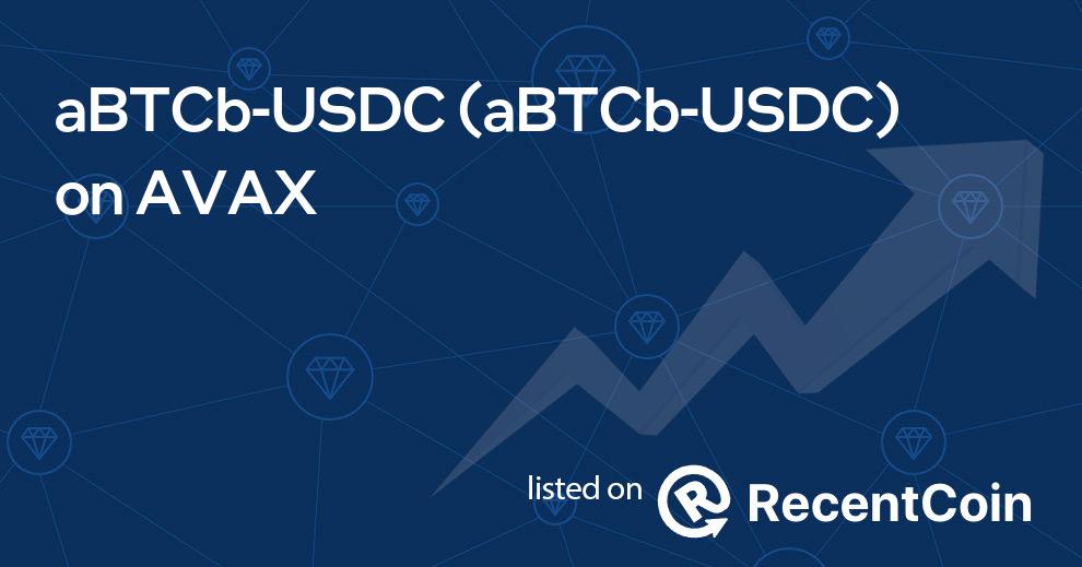 aBTCb-USDC coin