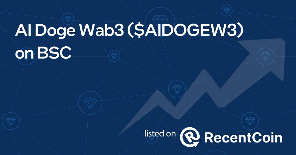 $AIDOGEW3 coin