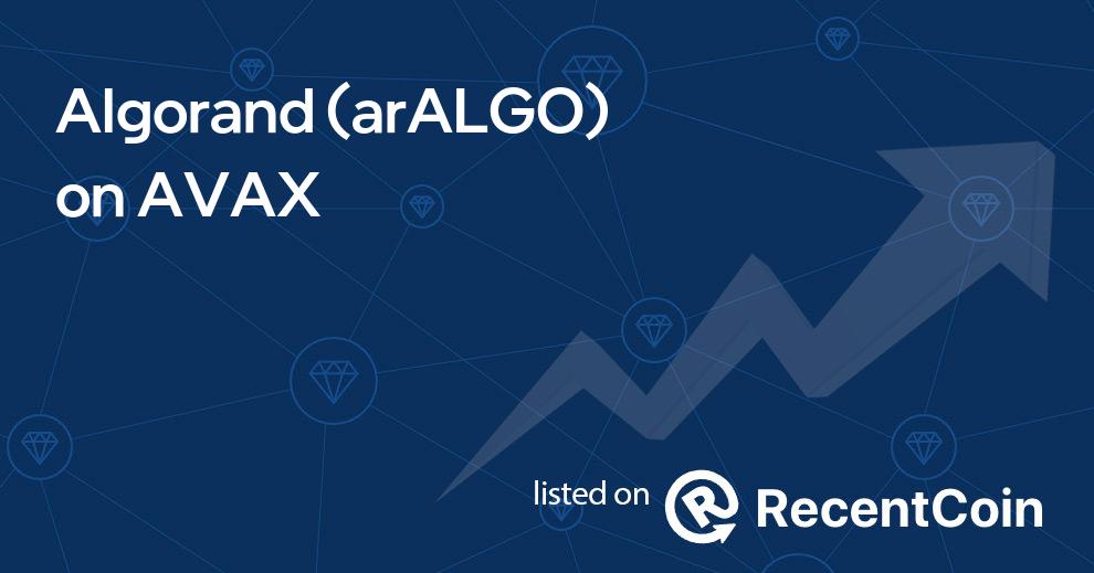 arALGO coin