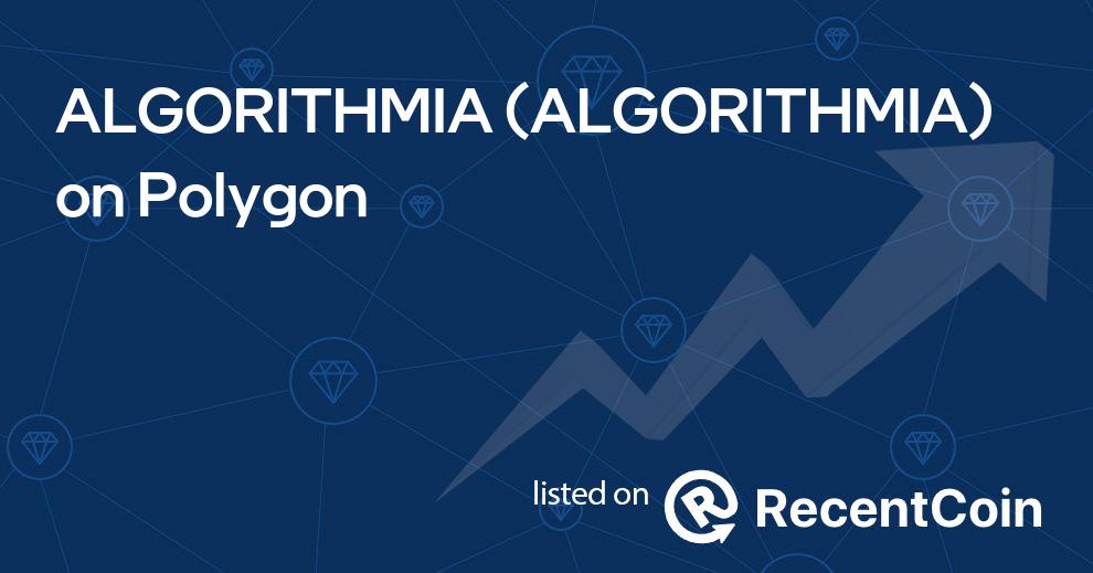 ALGORITHMIA coin