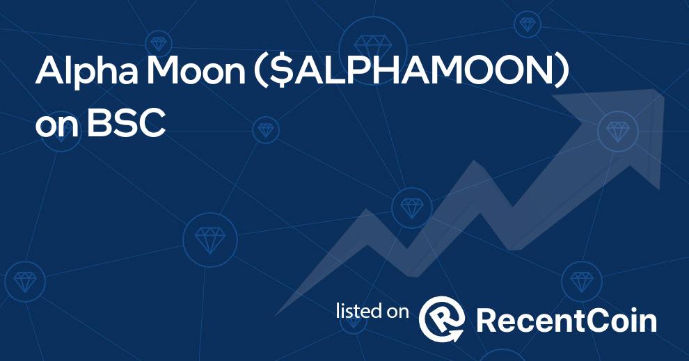 $ALPHAMOON coin