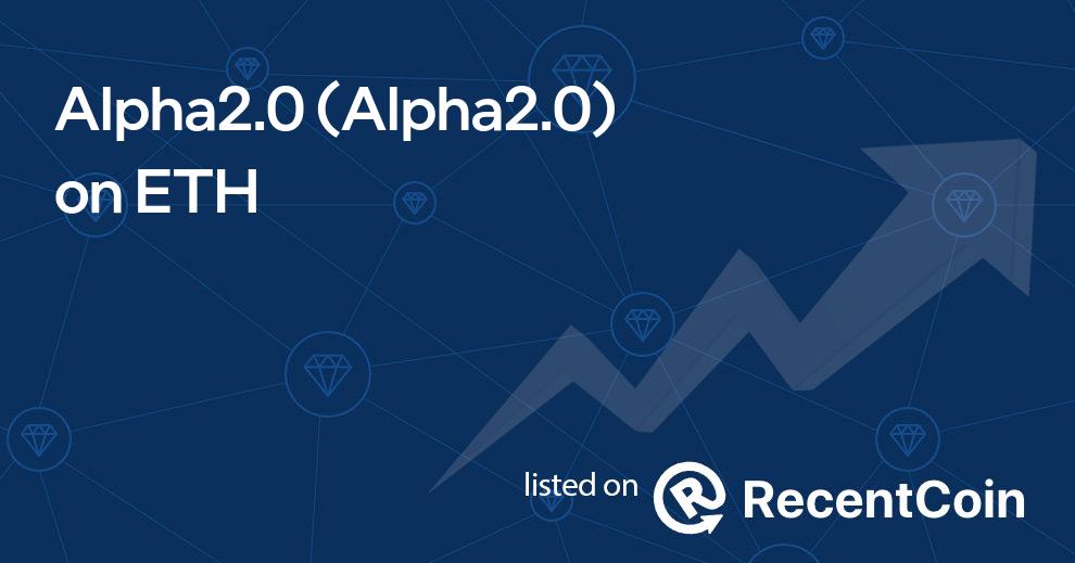 Alpha2.0 coin