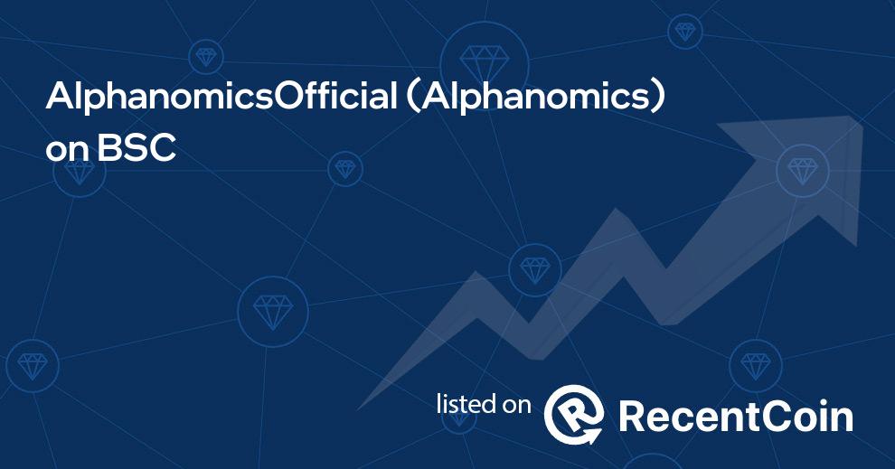 Alphanomics coin