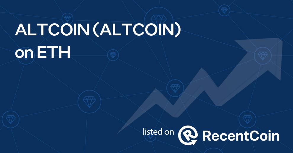 ALTCOIN coin