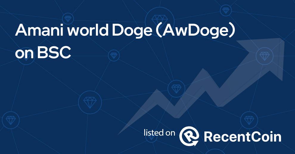 AwDoge coin