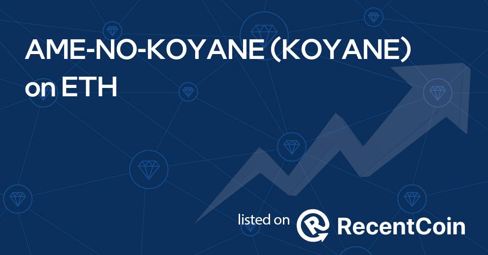 KOYANE coin