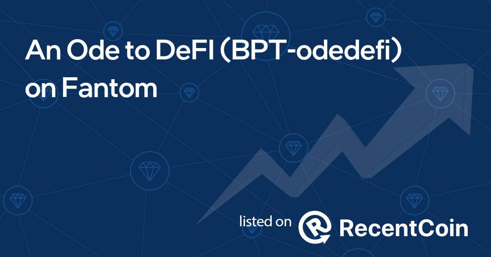 BPT-odedefi coin