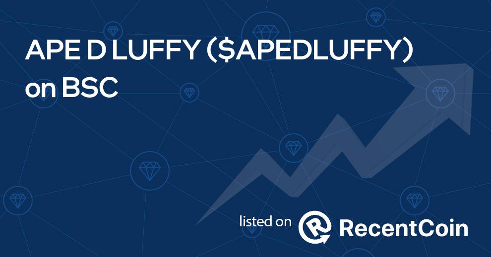 $APEDLUFFY coin