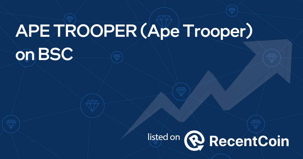Ape Trooper coin