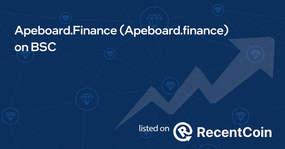 Apeboard.finance coin