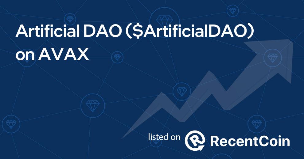 $ArtificialDAO coin