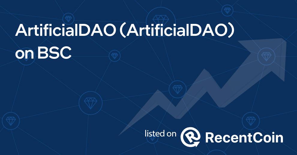 ArtificialDAO coin