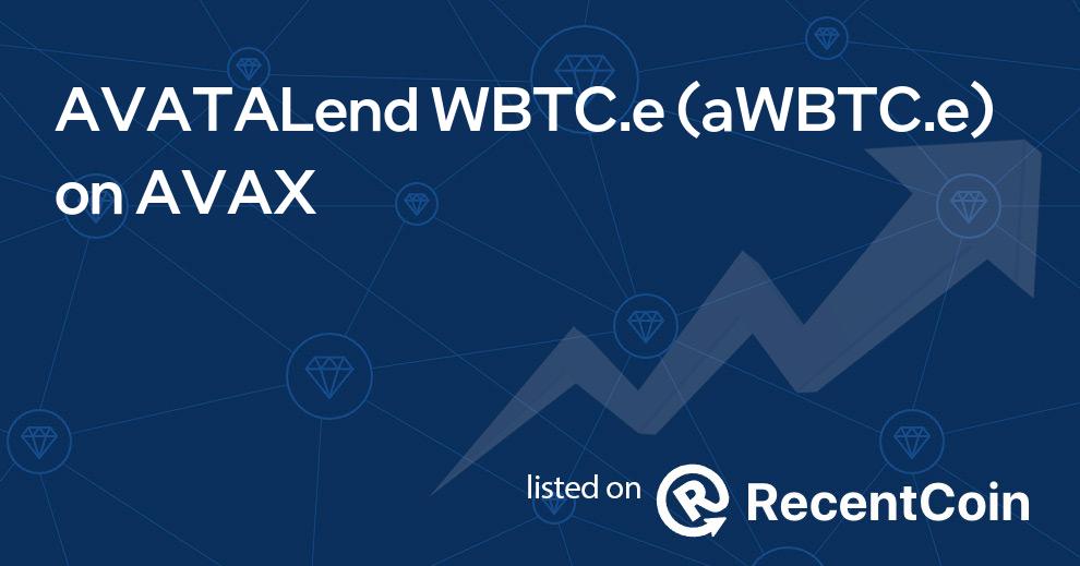 aWBTC.e coin