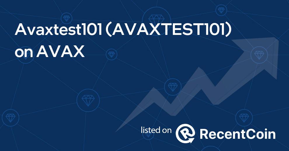 AVAXTEST101 coin