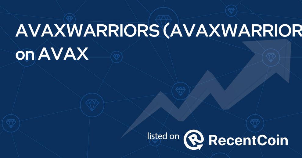 AVAXWARRIORS coin