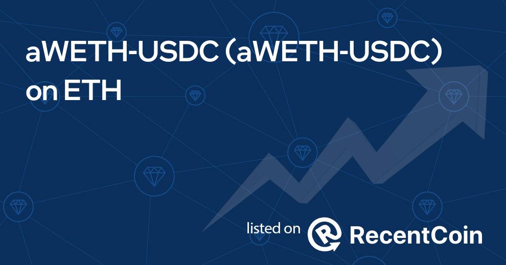 aWETH-USDC coin