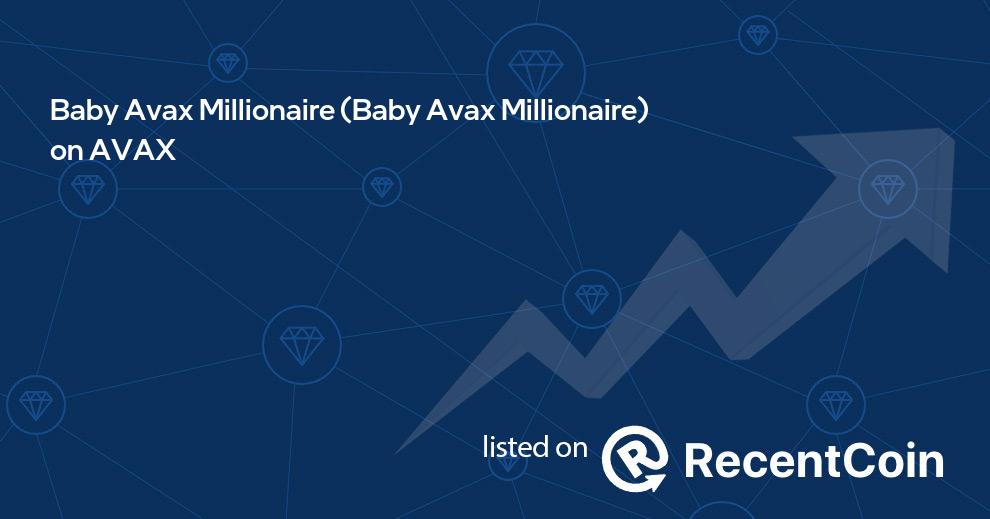 Baby Avax Millionaire coin