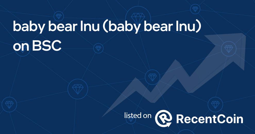 baby bear lnu coin