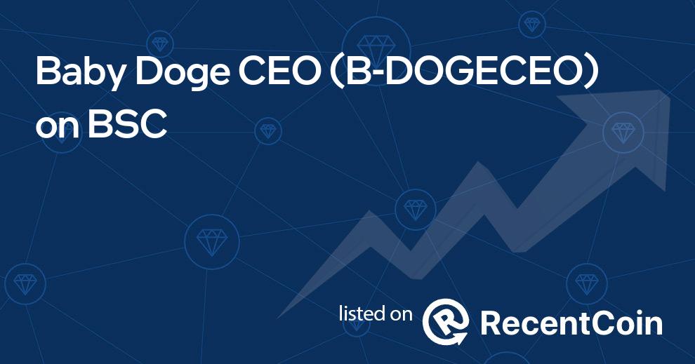 B-DOGECEO coin