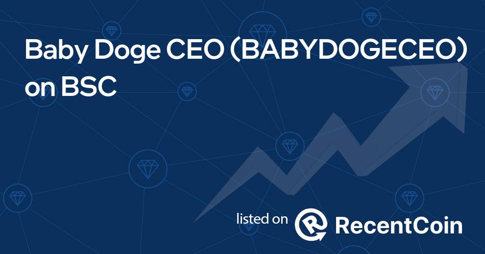 BABYDOGECEO coin