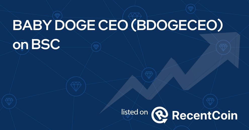 BDOGECEO coin