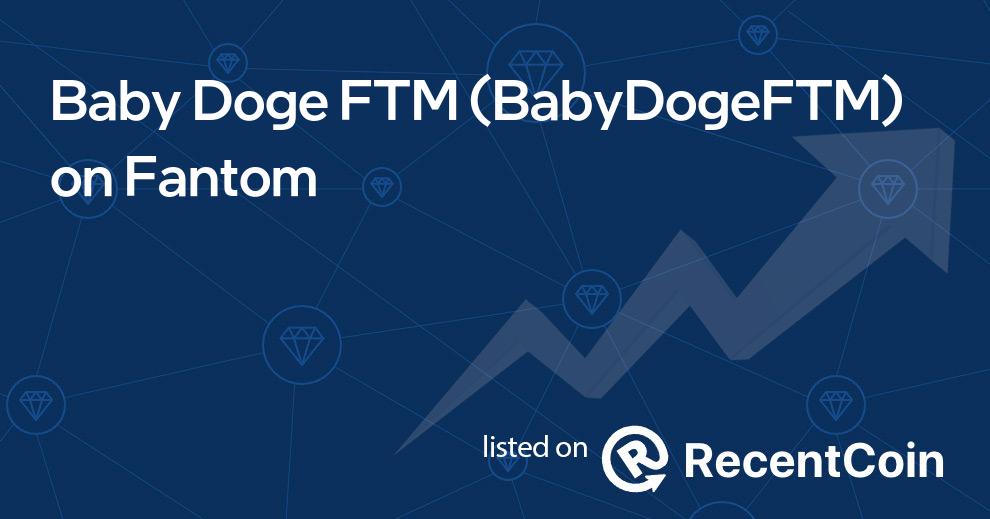 BabyDogeFTM coin