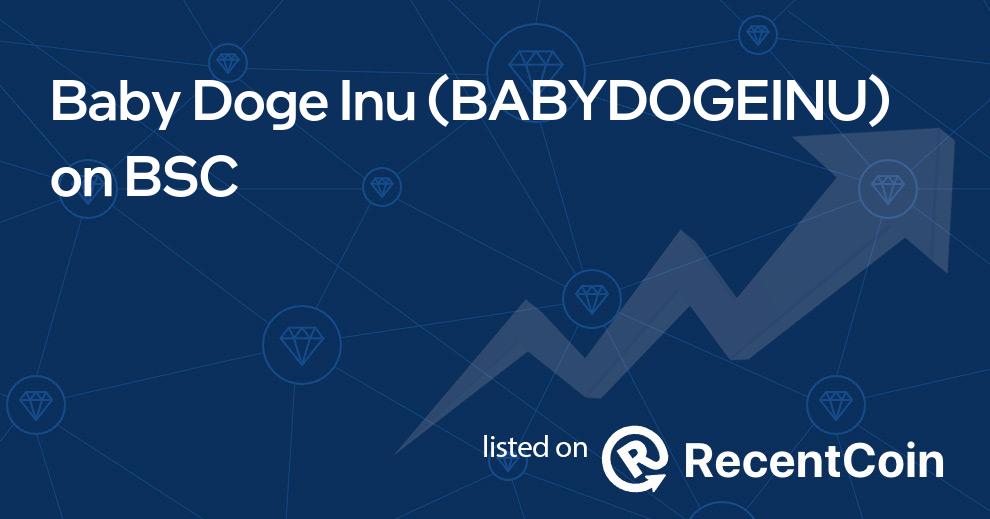 BABYDOGEINU coin