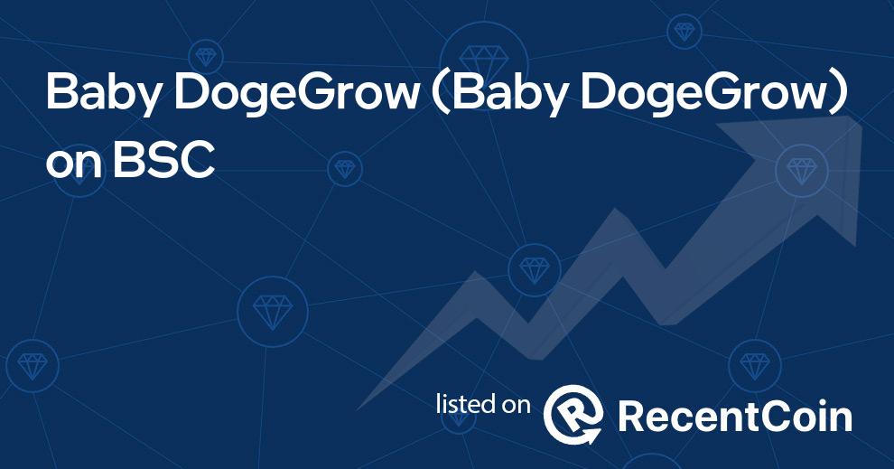 Baby DogeGrow coin