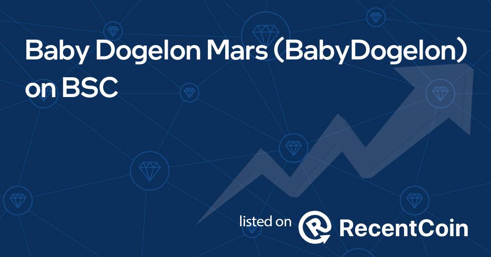 BabyDogelon coin