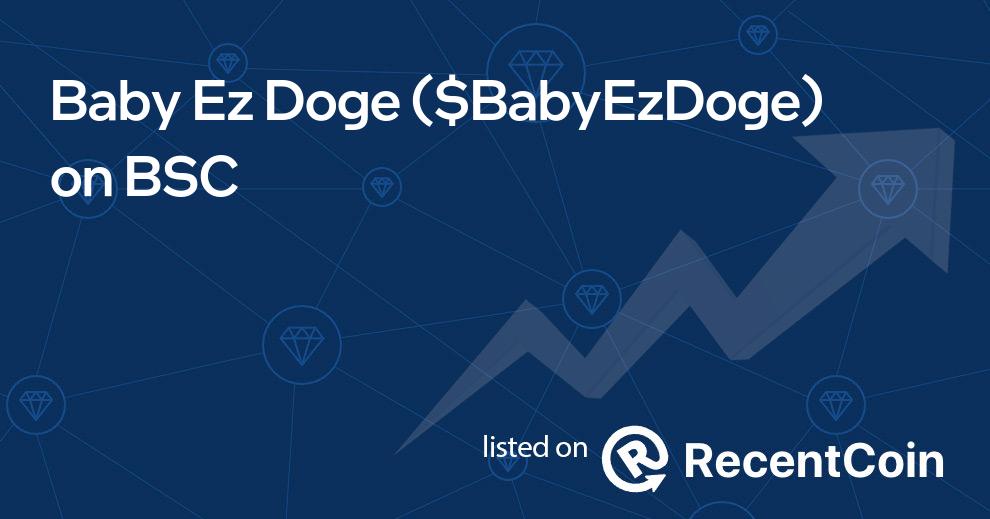 $BabyEzDoge coin