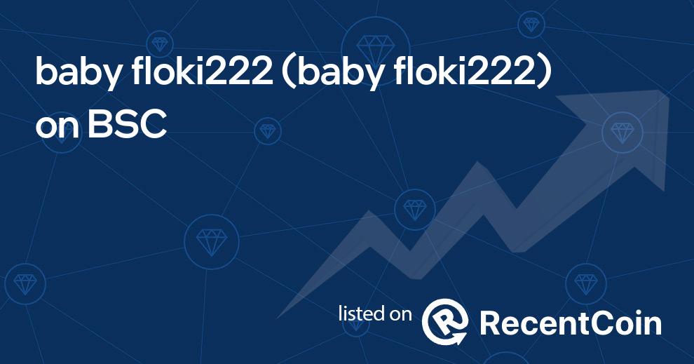 baby floki222 coin